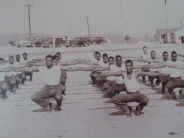 Pilot candidates did classroom work and physical conditioning at Tuskegee Institute.